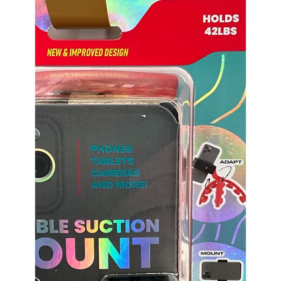 Tenikle Pro Flexible Suction Mount All-In-1 Cellphone Tablet Holder Blue - Picture 3 of 4